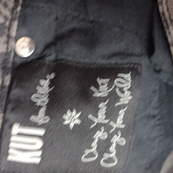 Kut from the kloth black gray jeans size 4 - Picture 4 of 7